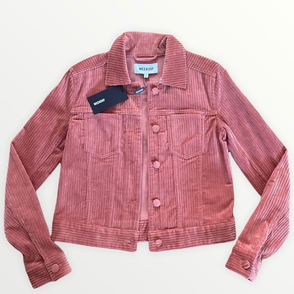 Nwt Weekday Corduroy Jacket 